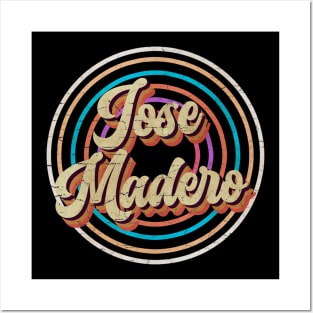 vintage circle line color Jose Madero Posters and Art